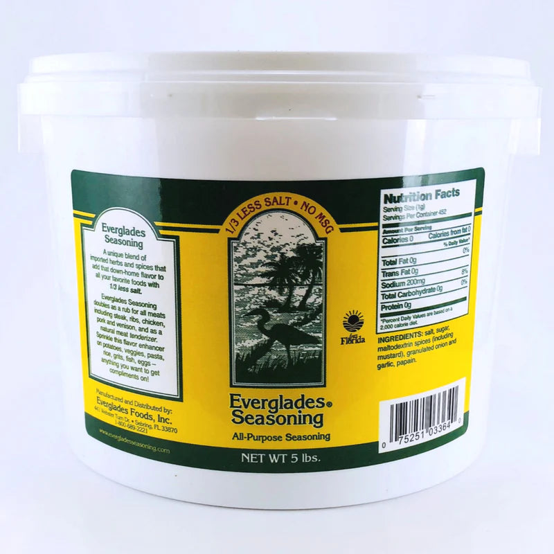 Everglades 1/3 Less Salt - No MSG Seasoning