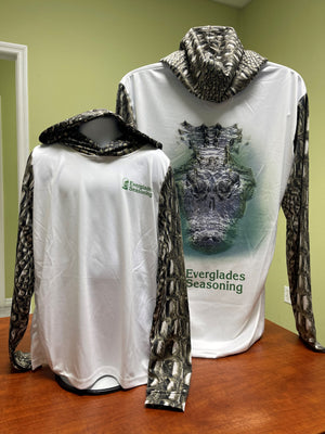 Everglades Hooded Alligator Fishing shirt
