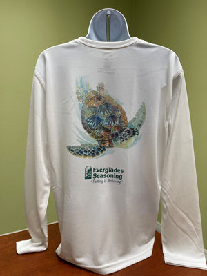 Everglades Sportswear YOUTH Watercolor Turtle Fishing Shirt