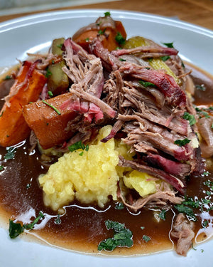 Smoked Pot Roast on the Grill