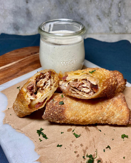 Pulled Pork Egg Rolls