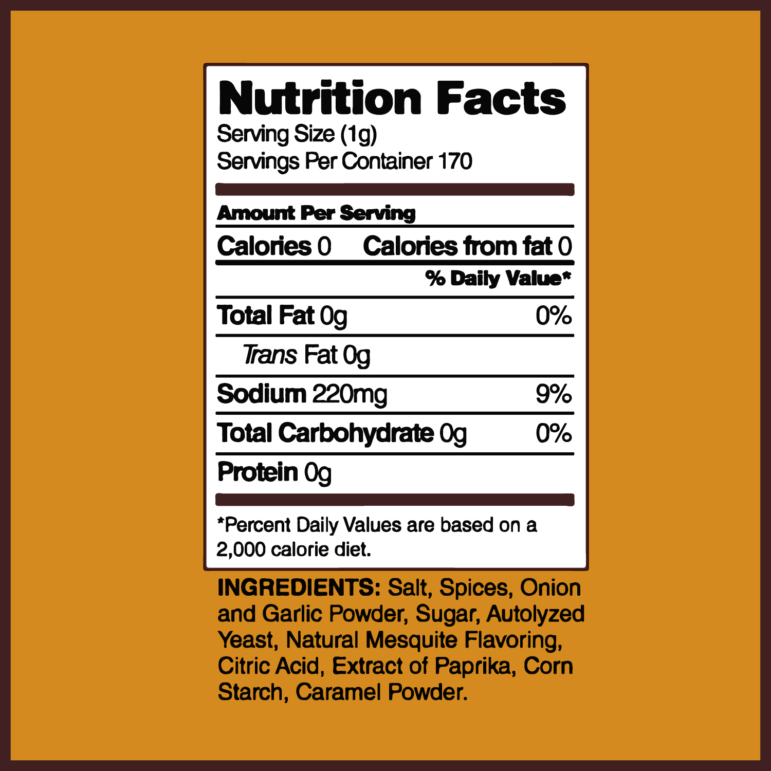 Everglades Cactus Dust BBQ Rub Seasoning Everglades Foods Inc