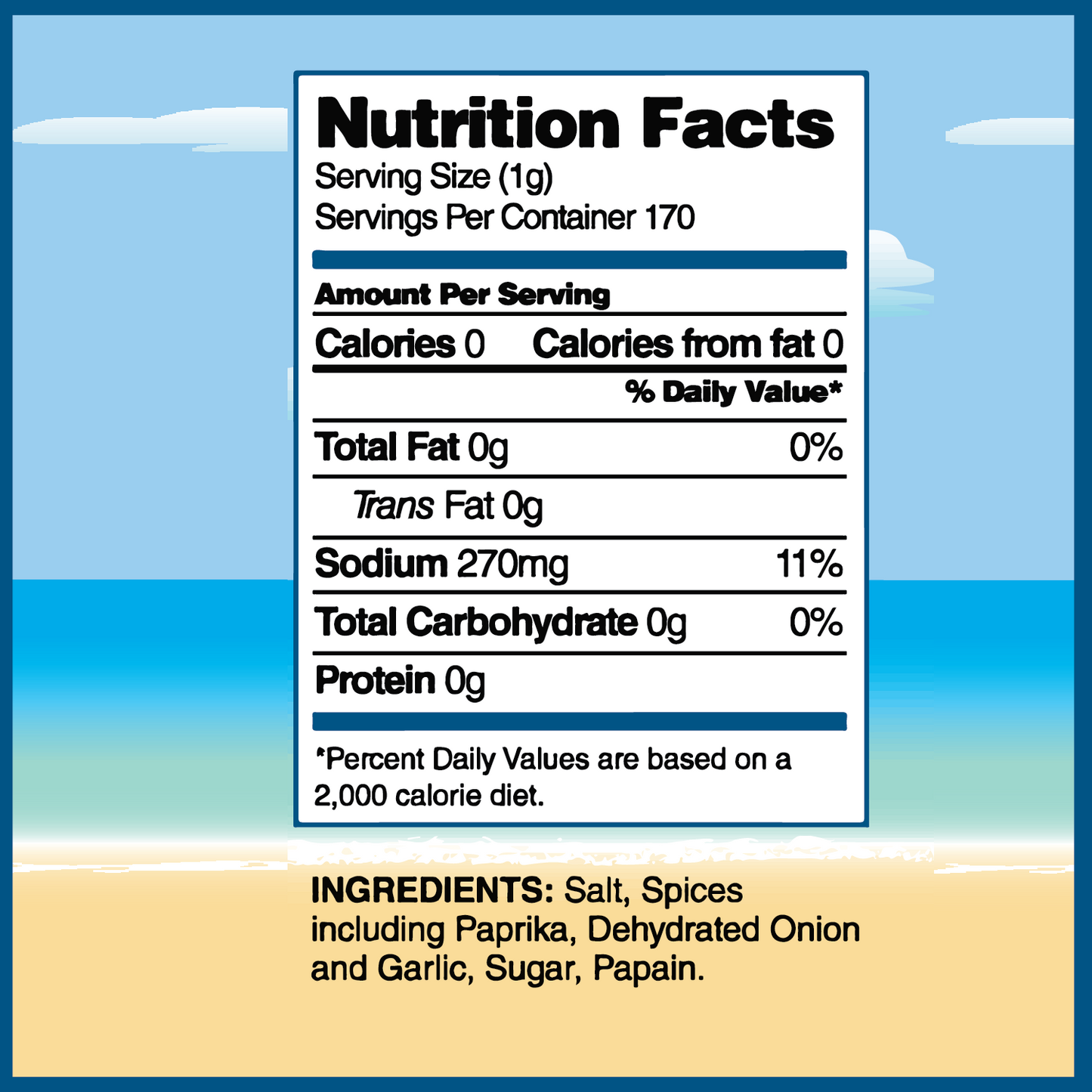 Everglades Fish and Chicken Seasoning