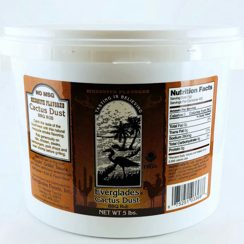 Everglades Cactus Dust BBQ Rub Seasoning