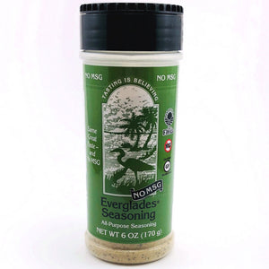 Everglades 6 oz All Purpose Seasoning w/No MSG Shaker